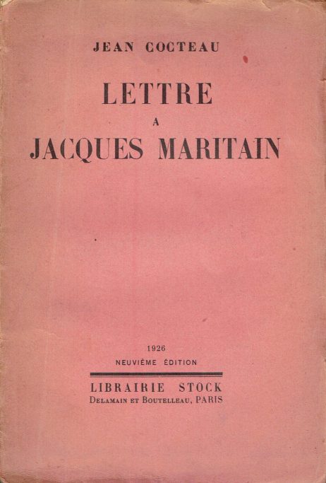 Lettre a Jacques Maritain