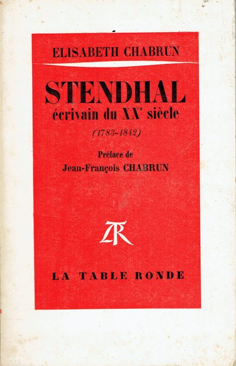 Stendhal écrivain du XX siécle