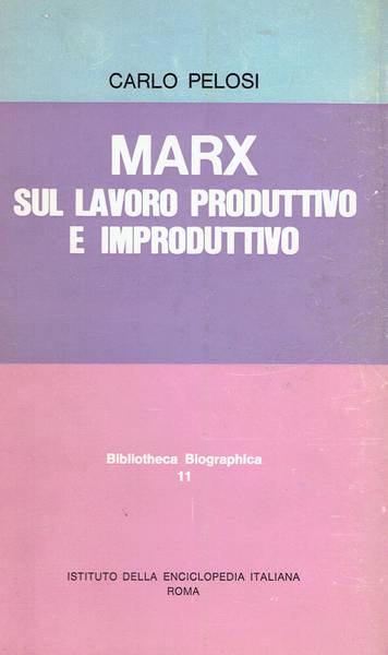 Marx : sul lavoro produttivo e improduttivo