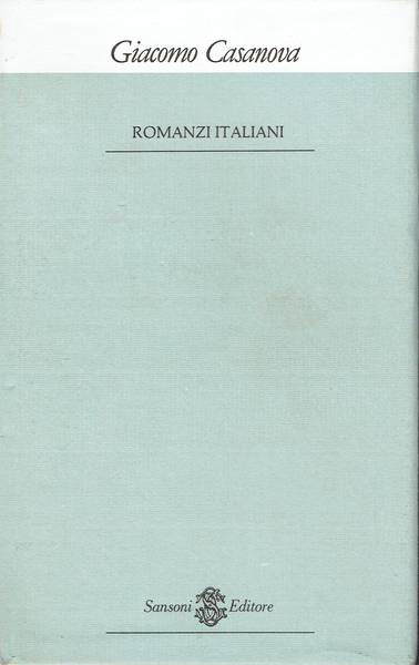 Romanzi italiani
