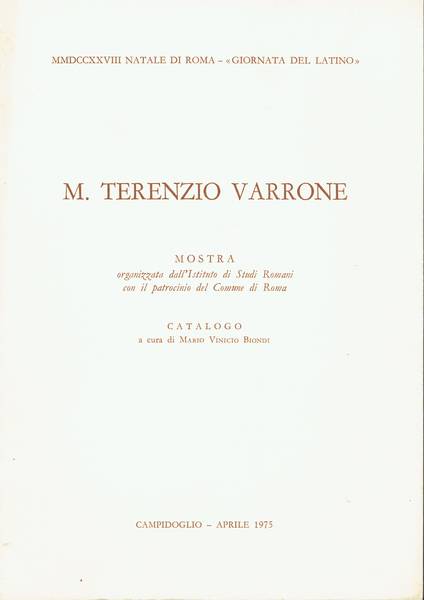 M. ARCO Terenzio Varrone : mostra