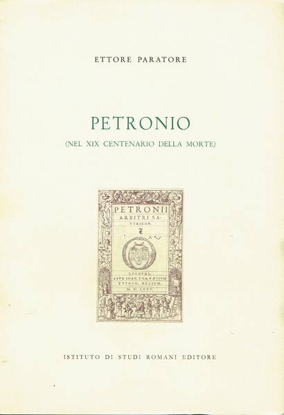 Petronio (nel 19. centenario della morte)