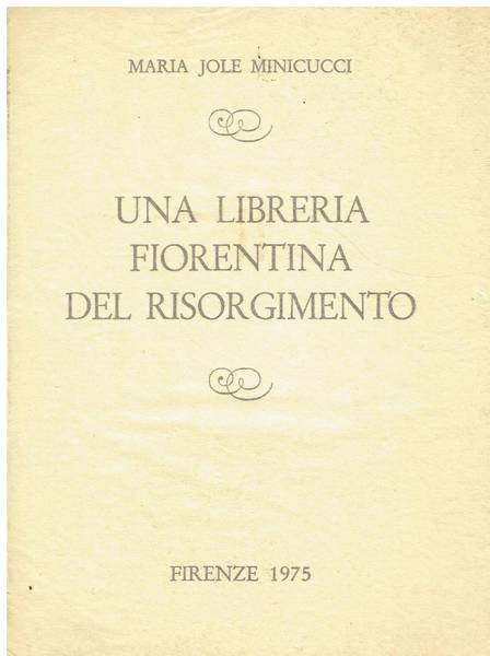 Una libreria fiorentina del Risorgimento