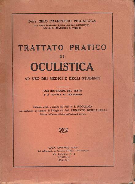 Trattato pratico di oculistica ad uso dei medici e degli studenti