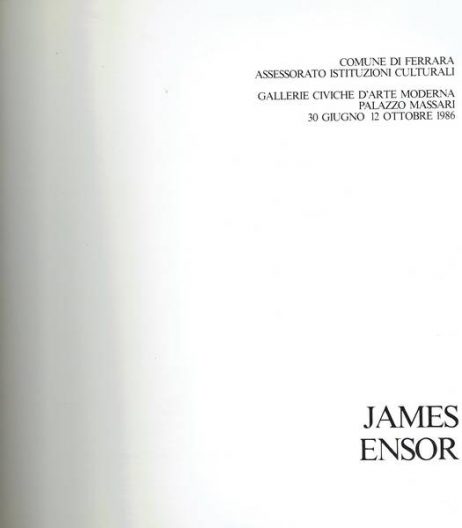 James Ensor : [Ferrara] Gallerie Civiche d'Arte Moderna