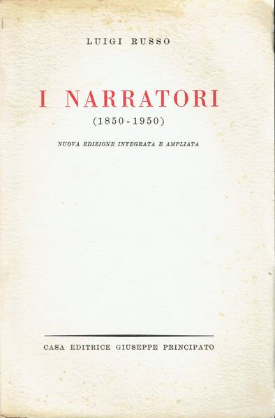 I narratori : 1850-1950