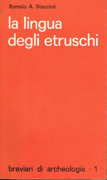 La lingua degli etruschi