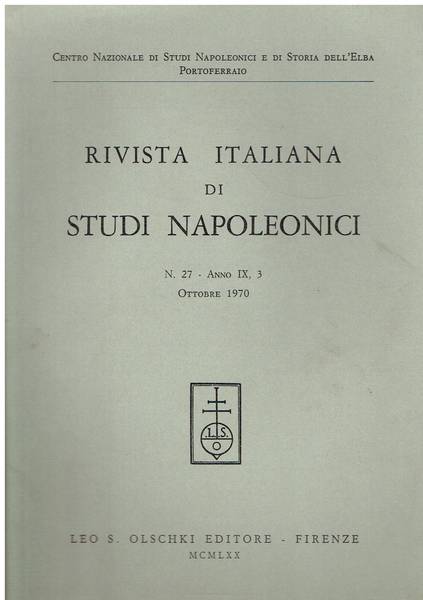 Rivista italiana di studi Napoleonici