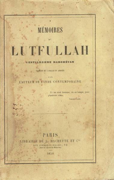 Memoires de Lutfullah