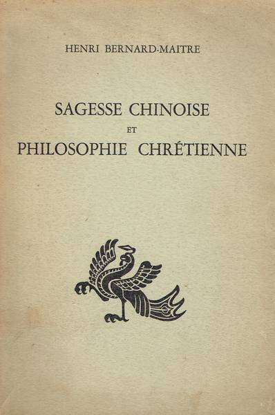 Sagesse chinoise et philosophie chretienne
