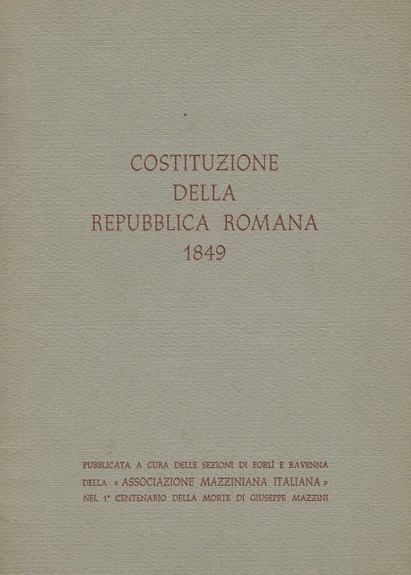 Costituzione della Repubblica romana